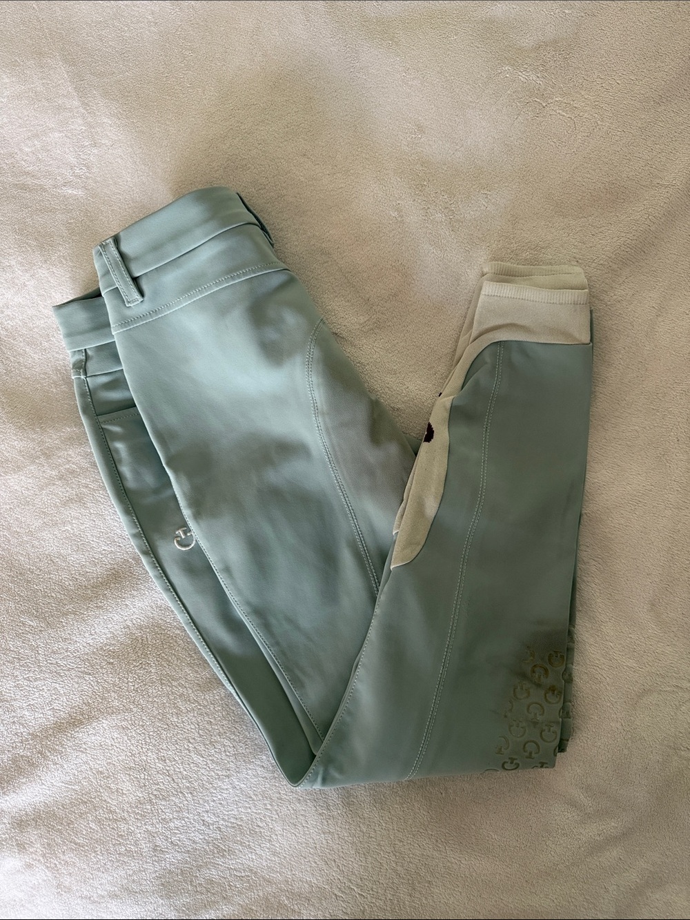 Cavalleria Toscana light blue breeches size 12 kids